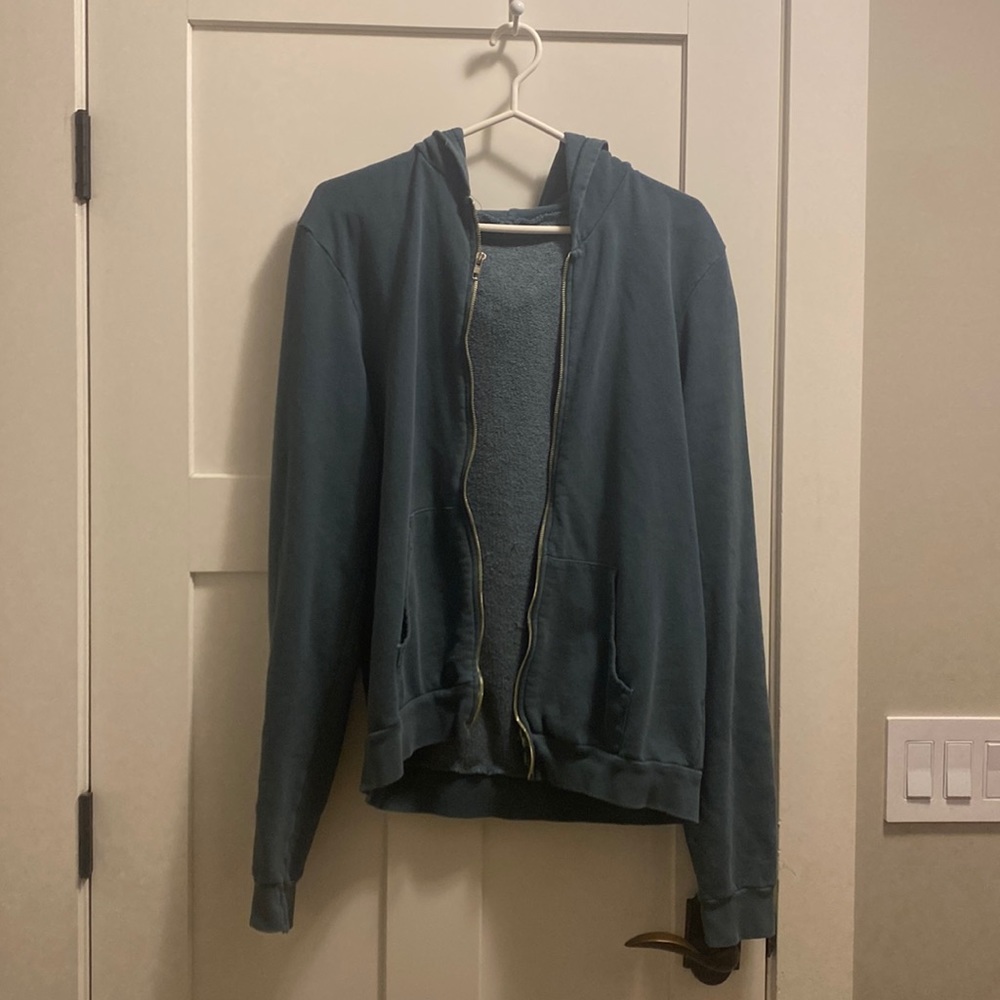 pre loved dark green zip up